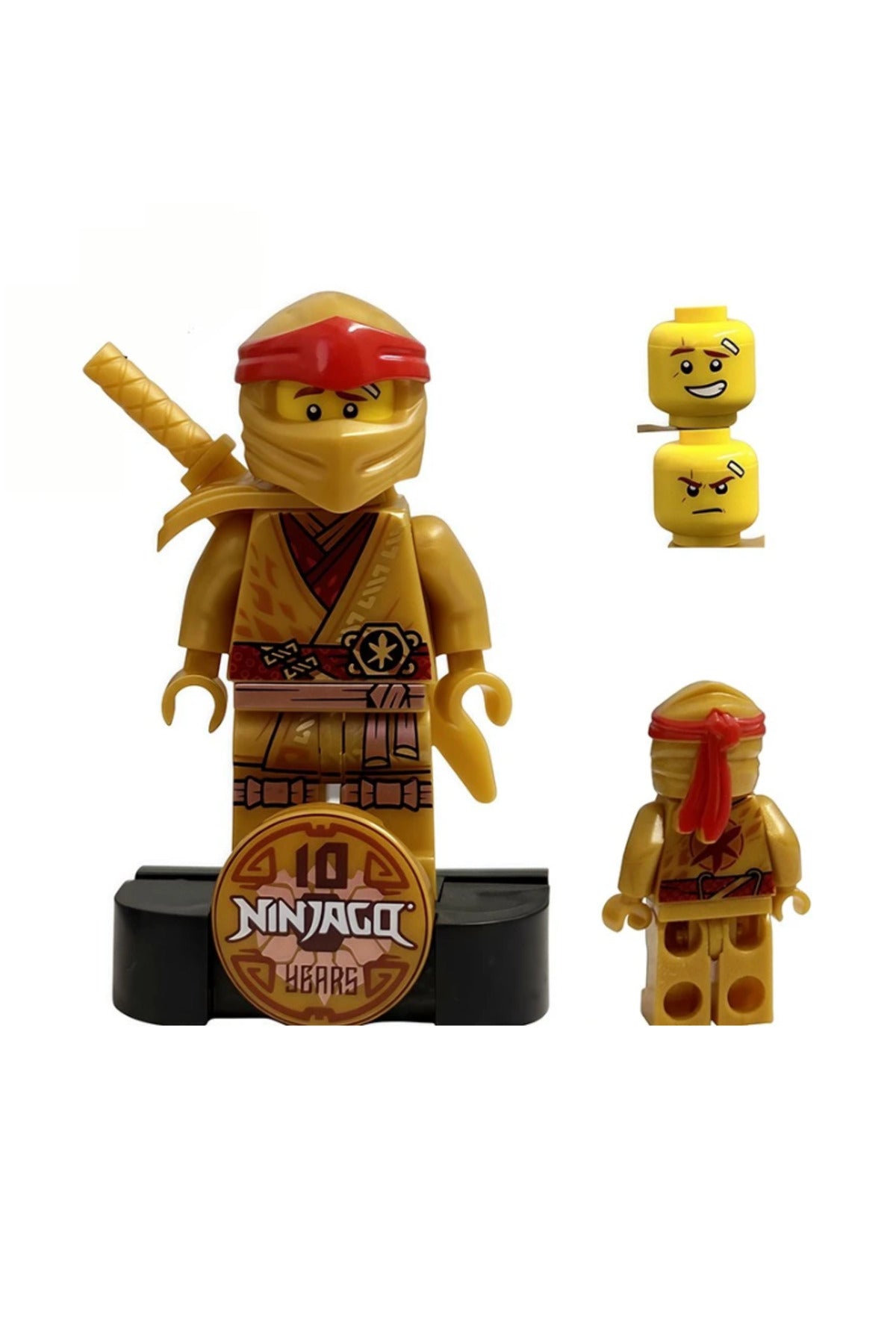 Ninja Altın Kai 10.Yıl Figür Yapı Blok Oyuncak(Custom Özel Tasarım)