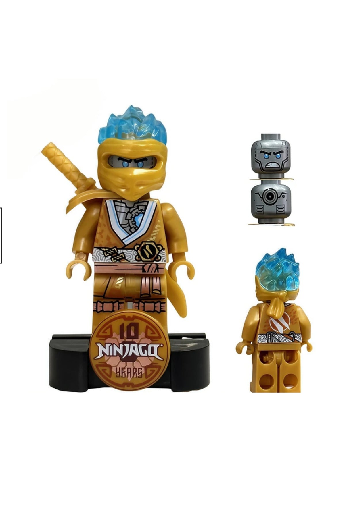 Ninja Altın Zane 10.Yıl Figür Yapı Blok Oyuncak(Custom Özel Tasarım)