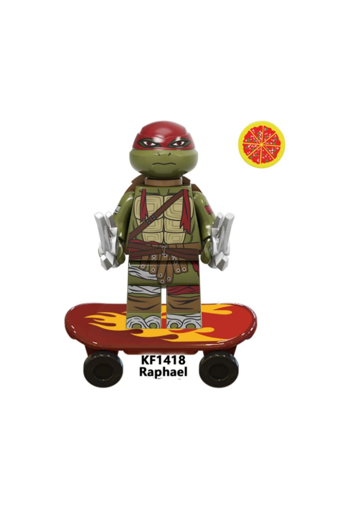 Raphael Ninja Kaplumbağalar TMNT Figür Yapı Blok Oyuncak(Custom Model)