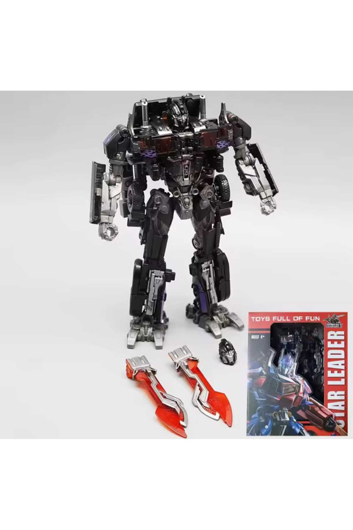 transformers optimus prime ko ss05 aksiyon figürü(Nemesis dark side version)