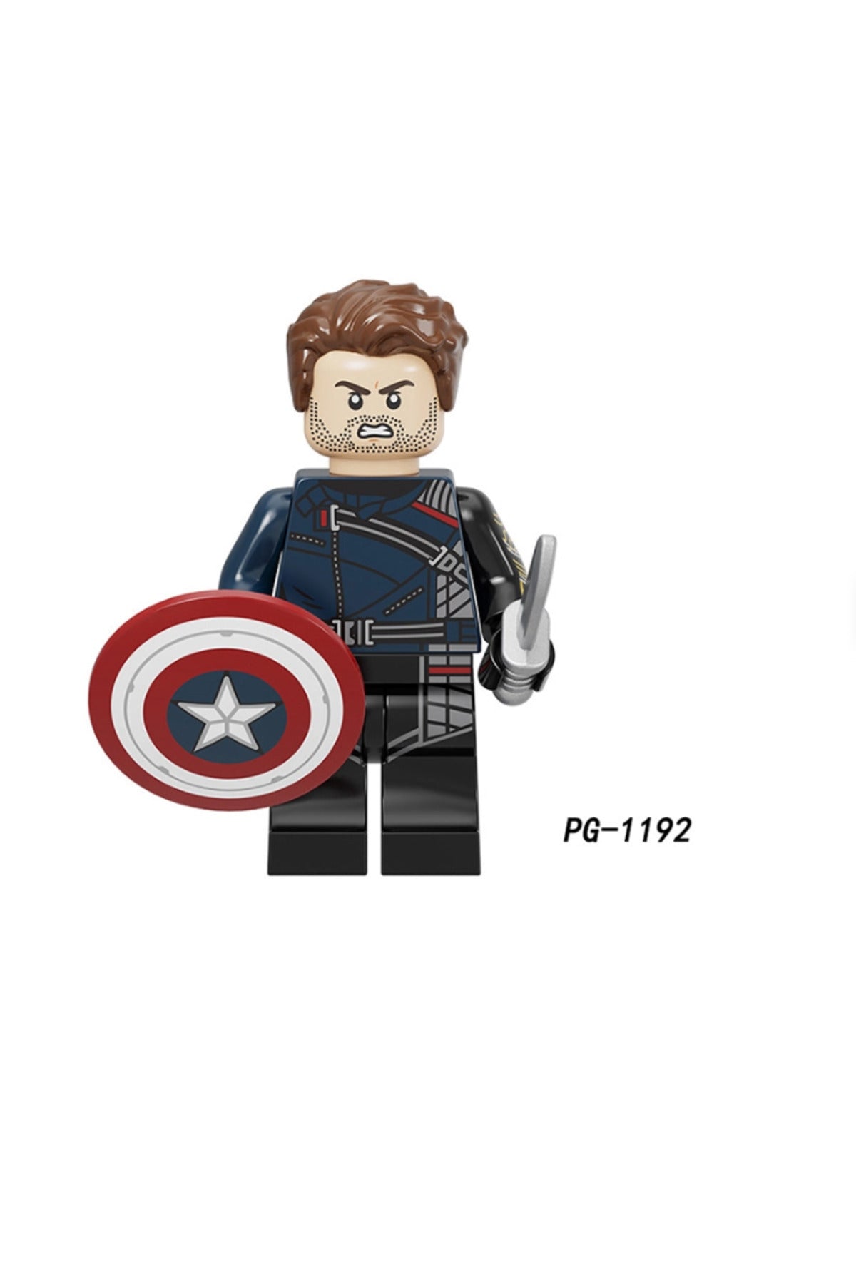 Winter Soldier Bucky Barnes The Falcon and the Winter Soldier End Game Figür Yapı Blok Süper Kahraman Oyuncak
