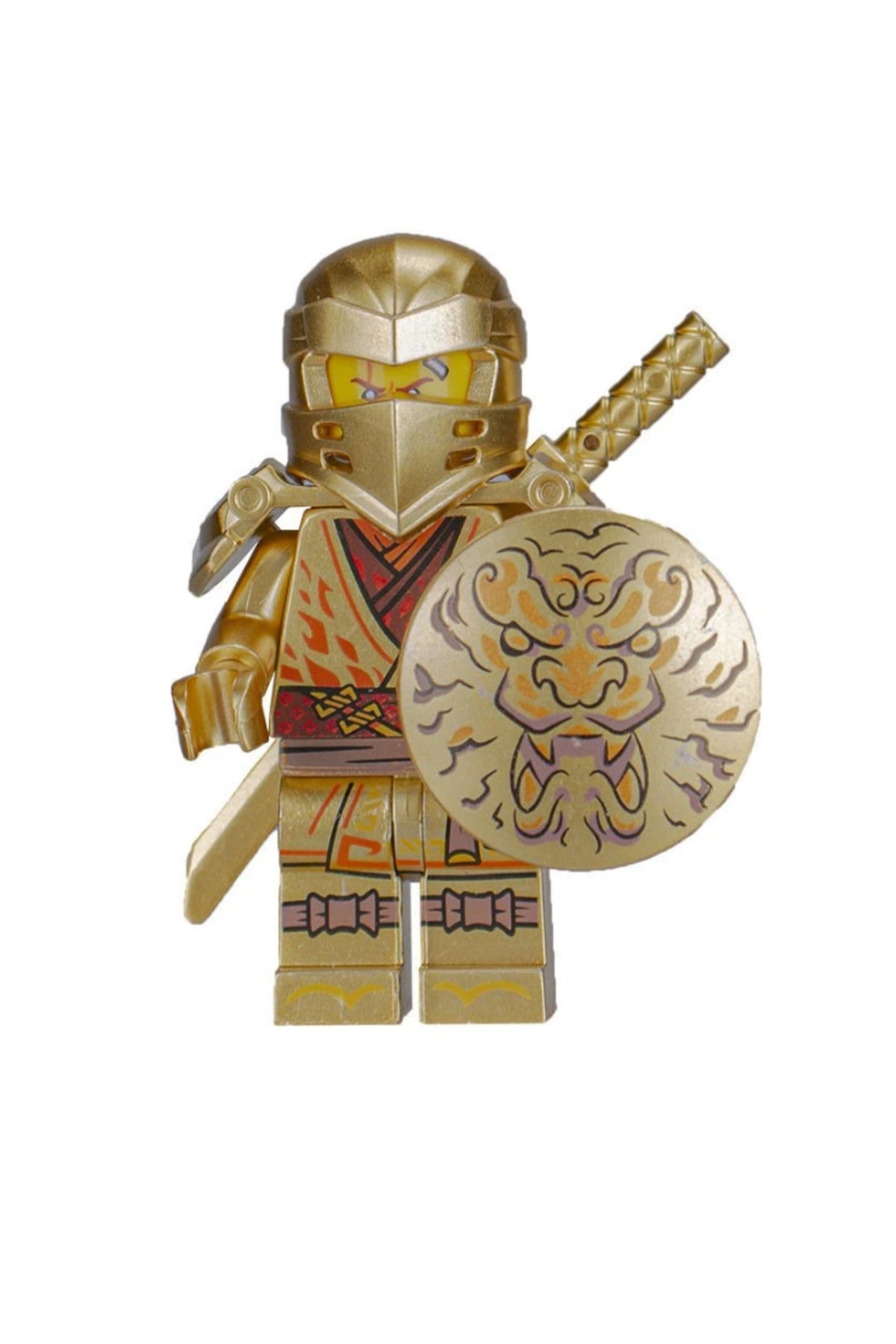 Ninja Golden Hero Kai Mastr of the Mountain Suit Figür Yapı Blok Oyuncak(Custom Özel Tasarım)
