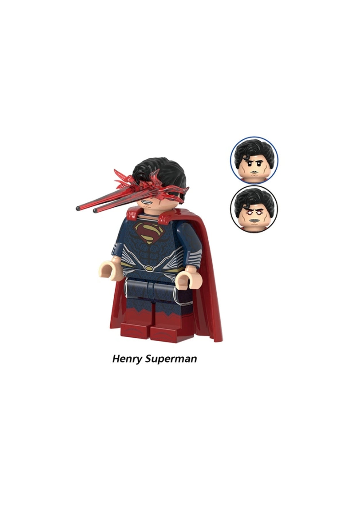 Superman Man of Steel Henry Cavill Figür Yapı Blok Oyuncak(Custom Model)