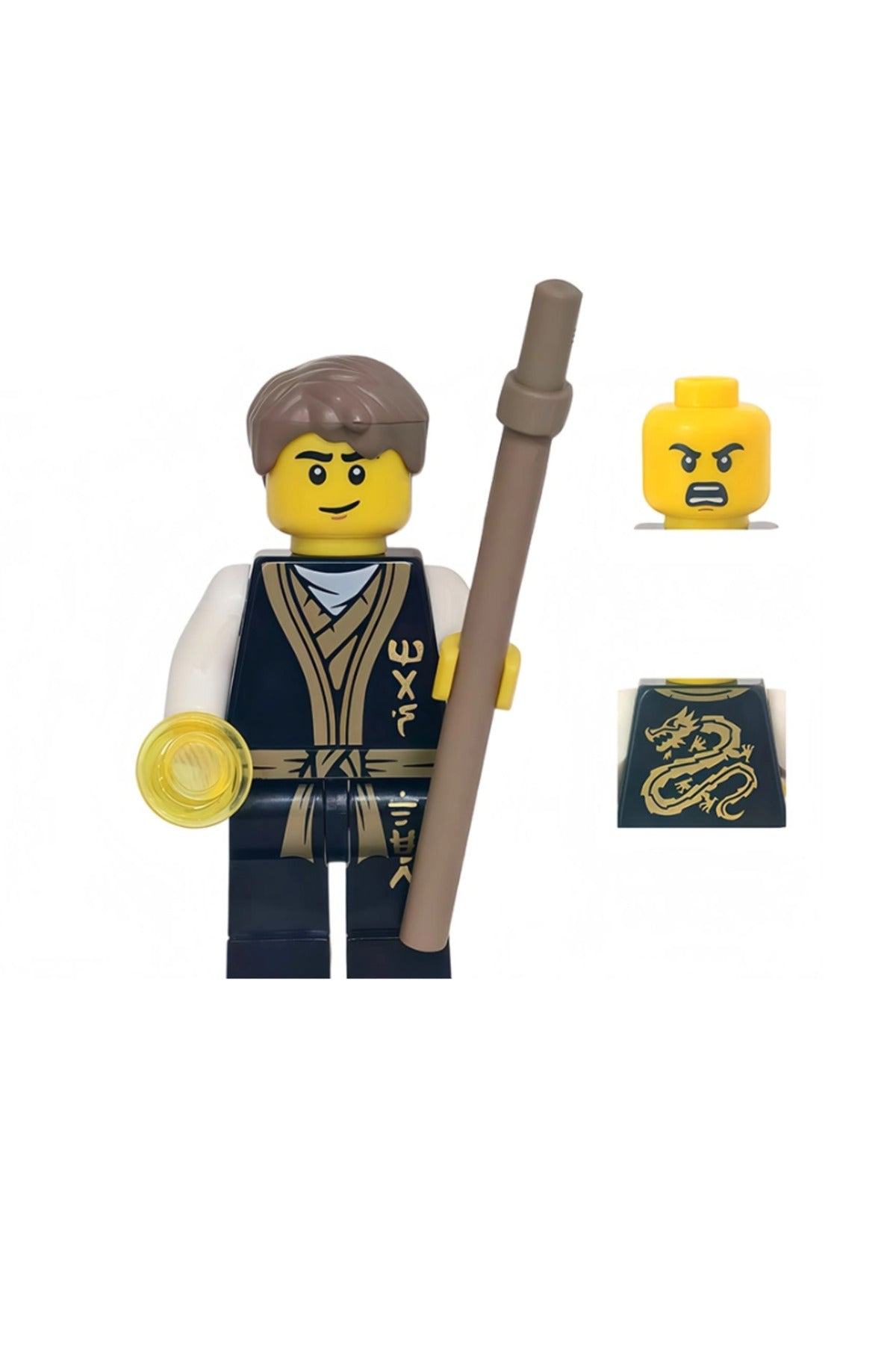 Ninja Young Sensei Wu 15.Yıl Figür Yapı Blok Oyuncak(Custom Özel Tasarım FSM)