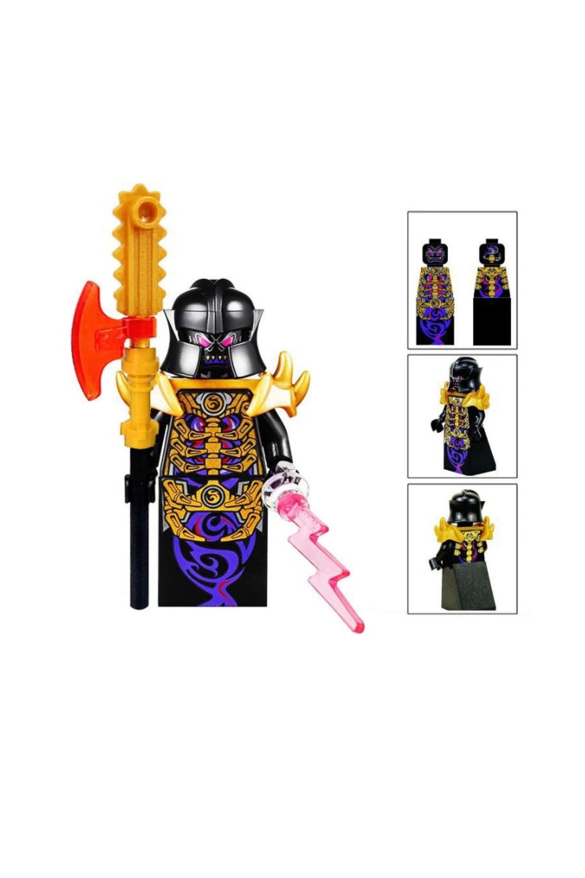 Ninja Overlord Golden Master Rebooted Figür Yapı Blok Oyuncak