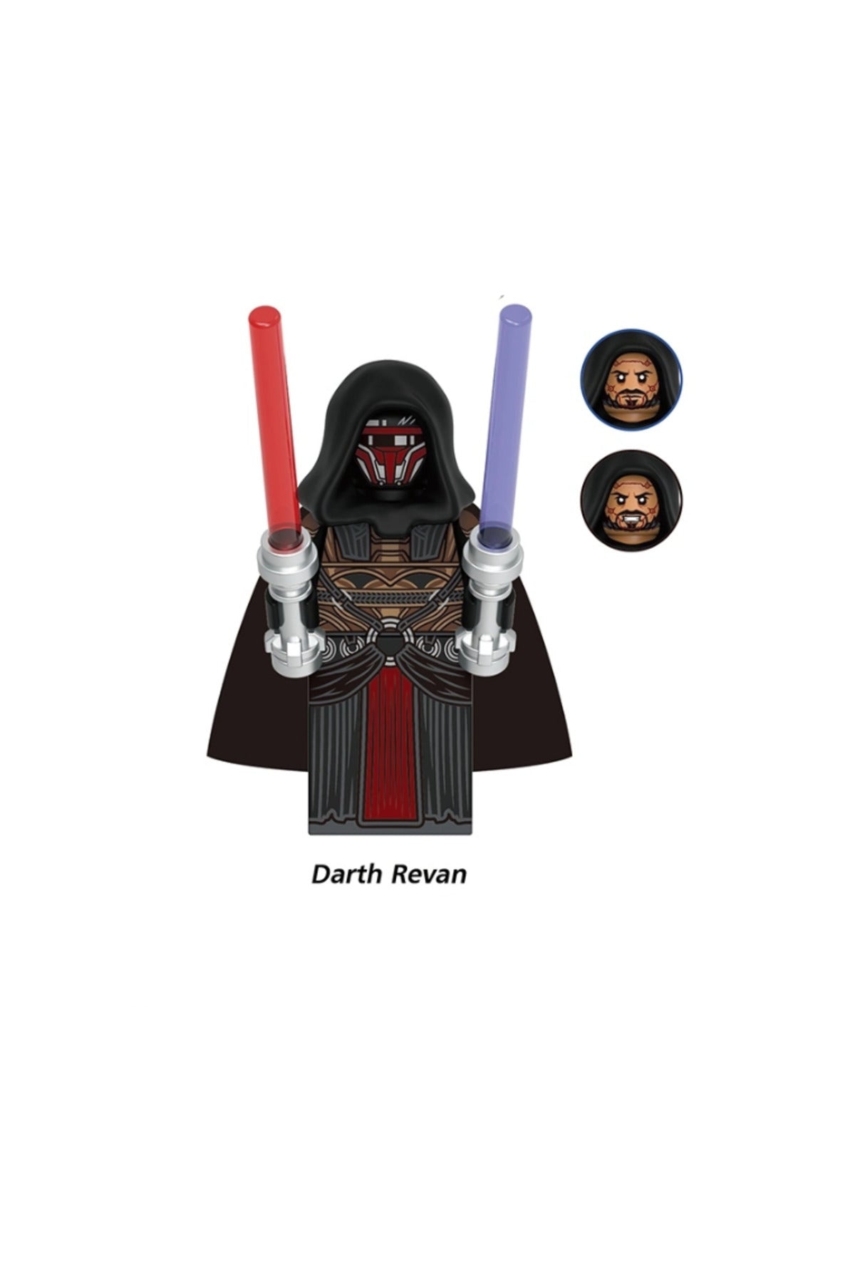 Darth Revan Dark Side Figür Yapı Blok Oyuncak(Custom Model,Bol Aksesuarlı)