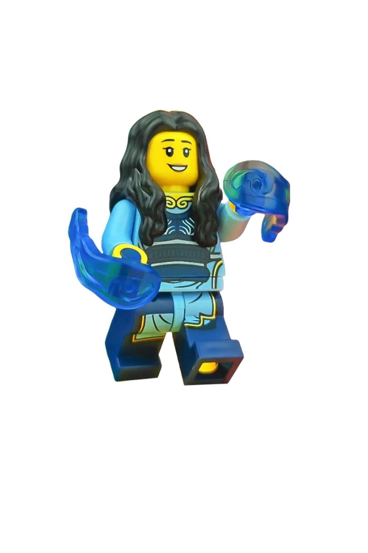 Ninja Maya Su Element Ustası Hands of Time Figür Yapı Blok Oyuncak(Custom Özel Tasarım)