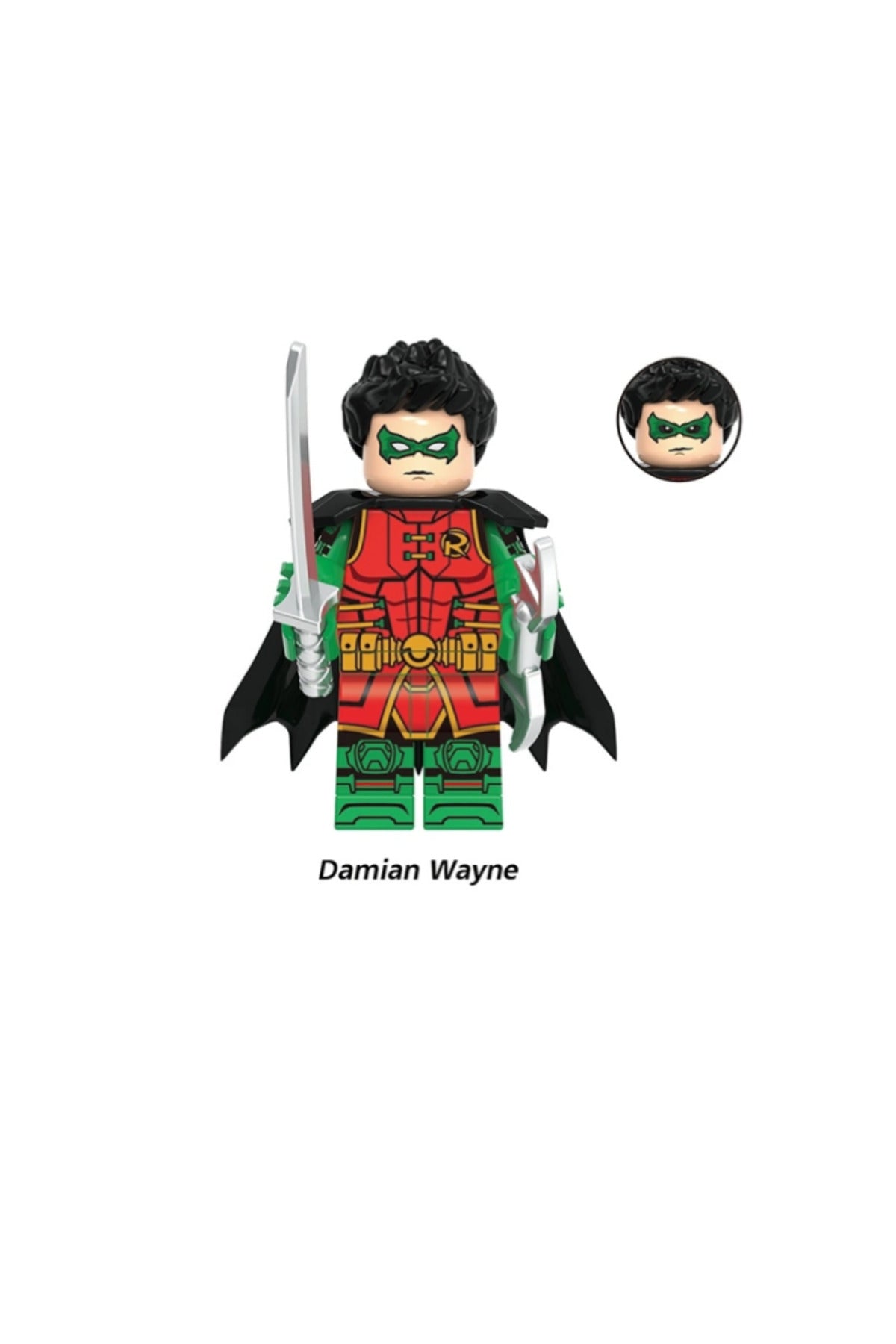 Robin Damian Wayne DC ComicsYapı Blok Oyuncak(Custom Model)