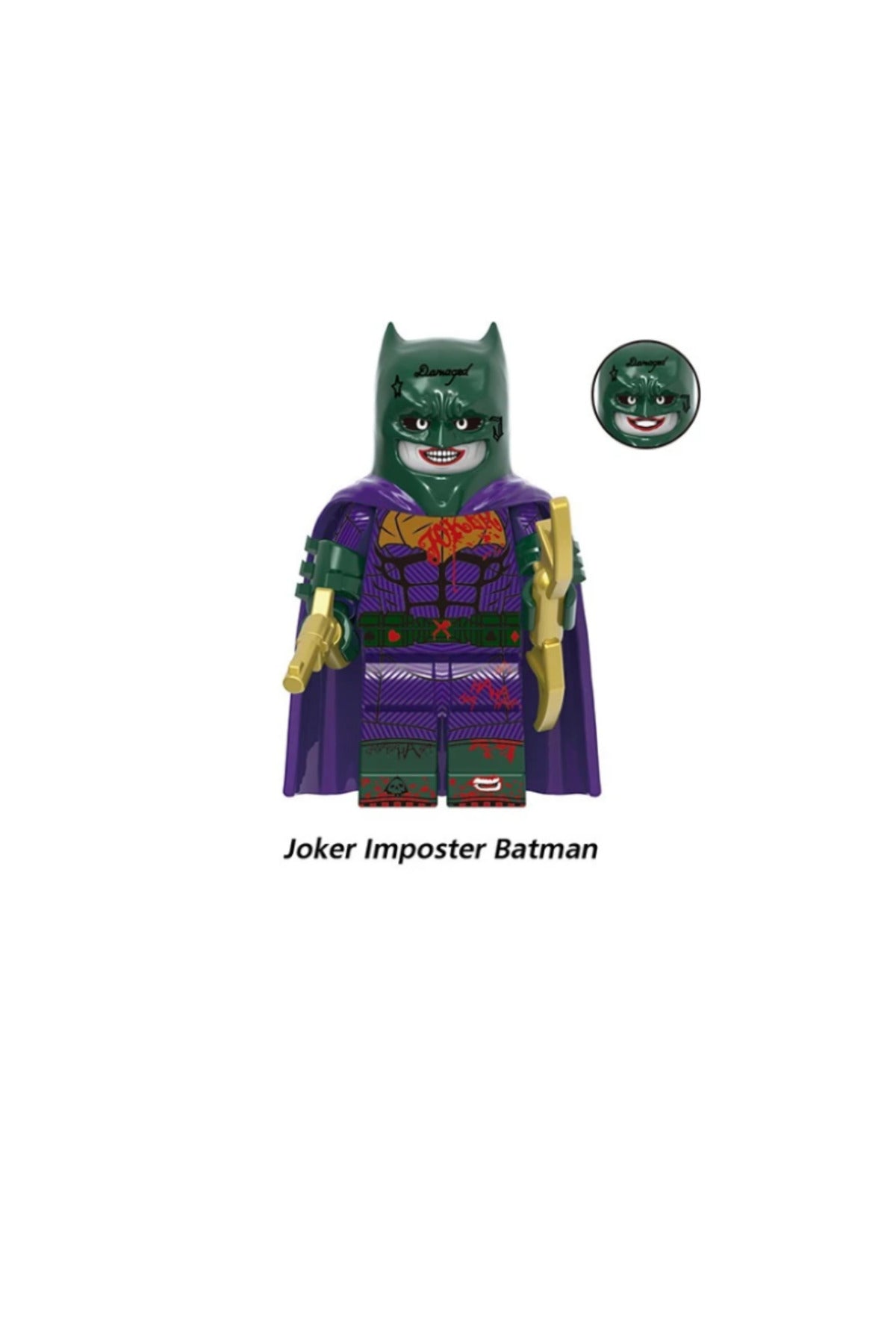 Joker Imposter Batman Figür Yapı Blok Oyuncak(Custom Model)