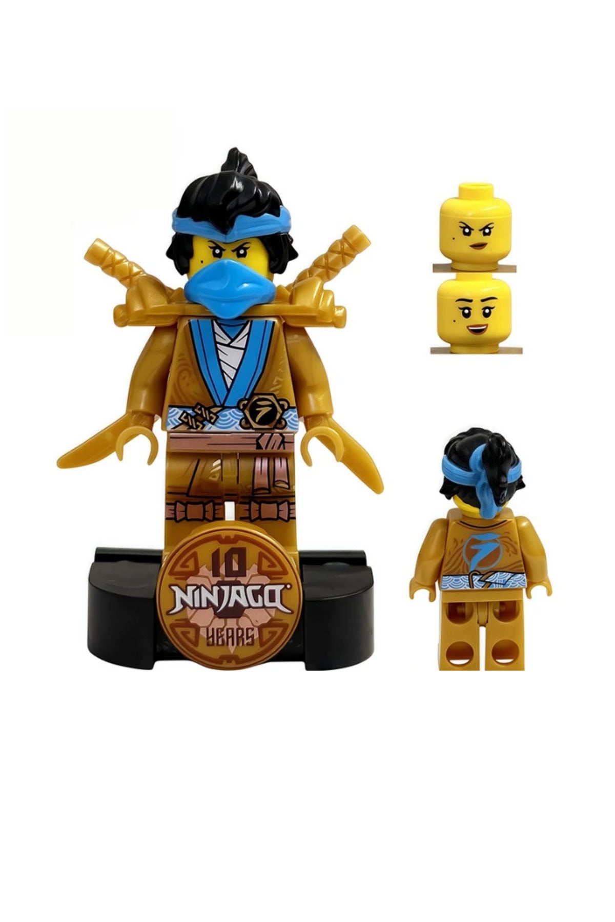 Ninja Altın Nya 10.Yıl Figür Yapı Blok Oyuncak(Custom Özel Tasarım)