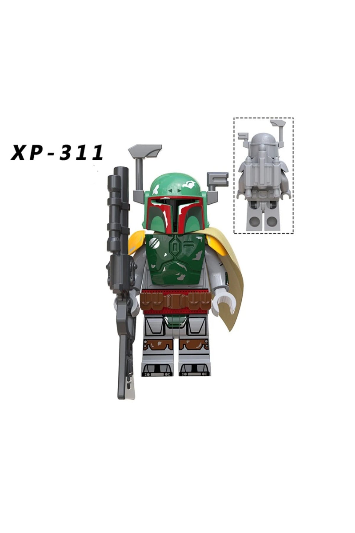 Boba Fett Attack of The Clones Figür Yapı Blok Oyuncak(Custom Model)