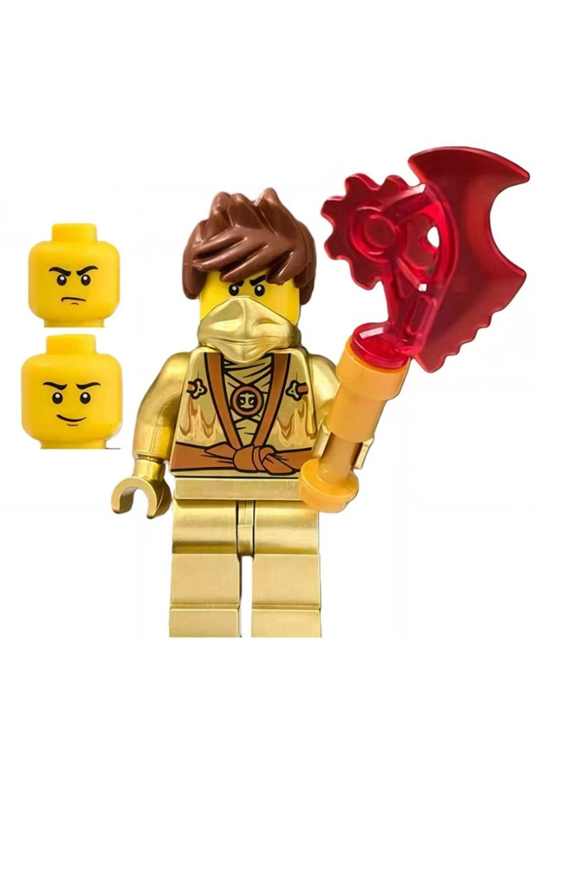 Ninja Kai GoldenTechno Suit Figür Yapı Blok Oyuncak(Custom Özel Tasarım)
