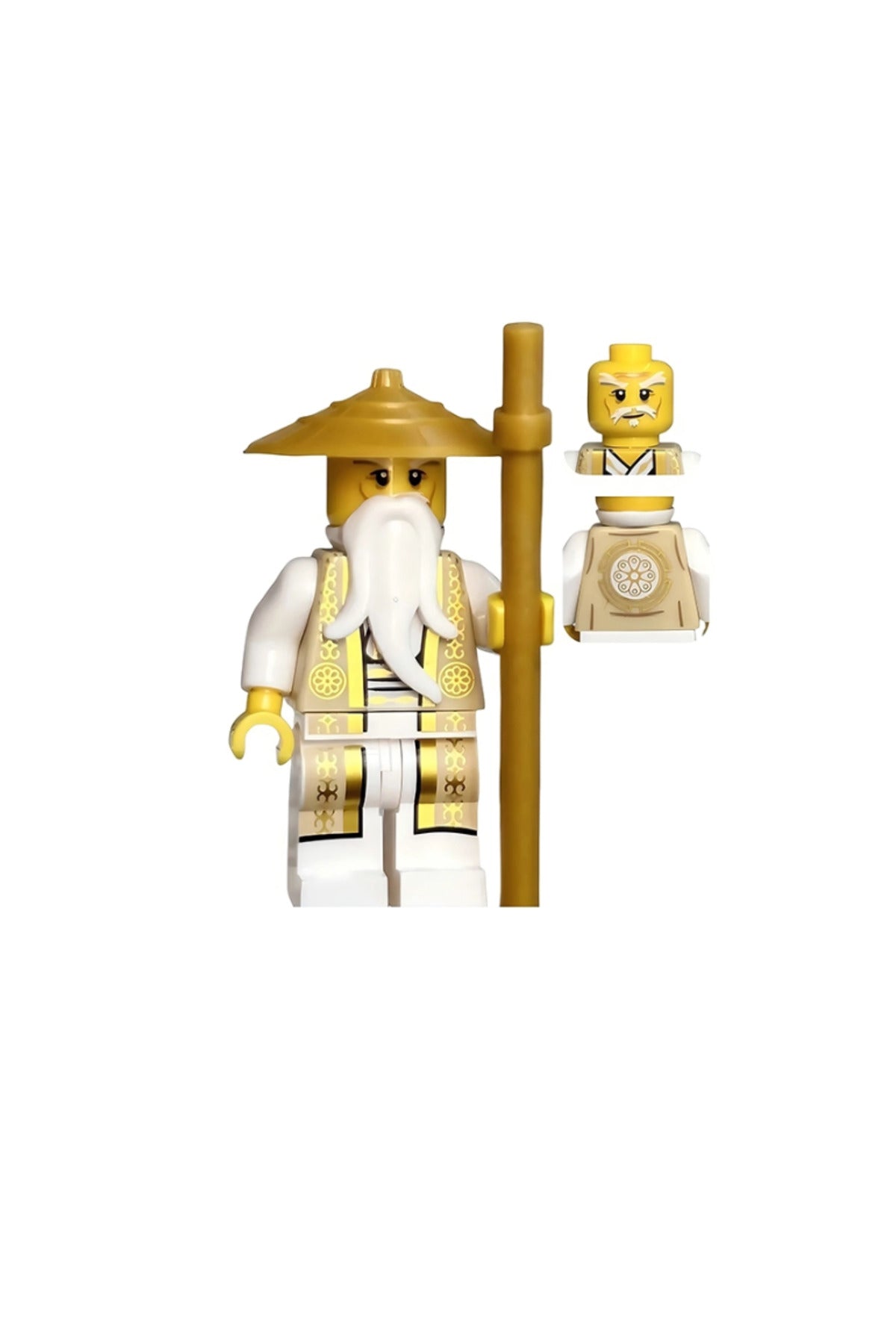 Ninja Sensei Wu Airjitzu Temple Possession Figür Yapı Blok Oyuncak(Custom Özel Tasarım)