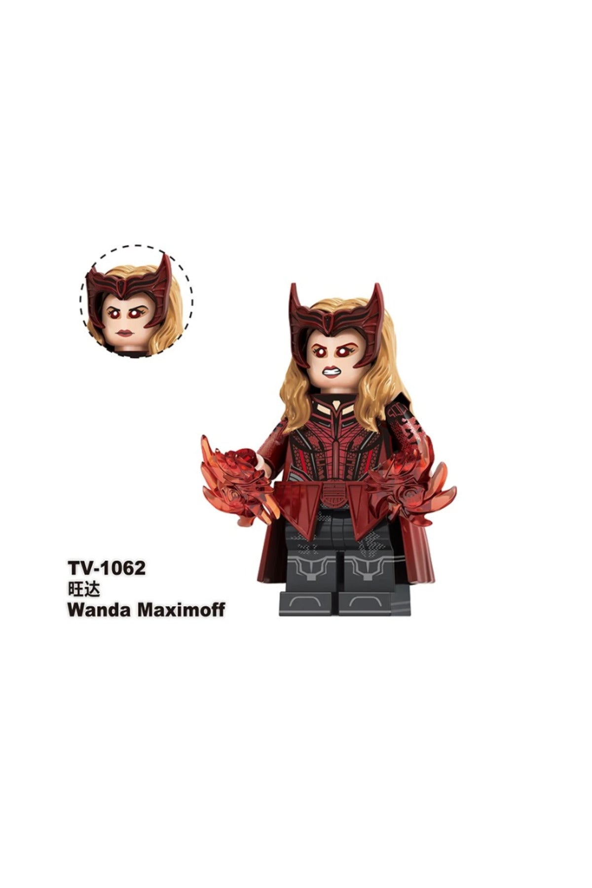 Wanda Maximoff Multiverse of Madness Figür Yapı Blok Süper Kahraman Oyuncak