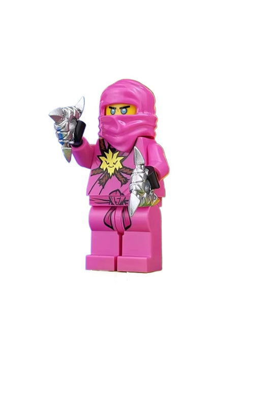 Ninja Pink Zane Pilot Suit Figür Yapı Blok Oyuncak(Custom Özel Tasarım)