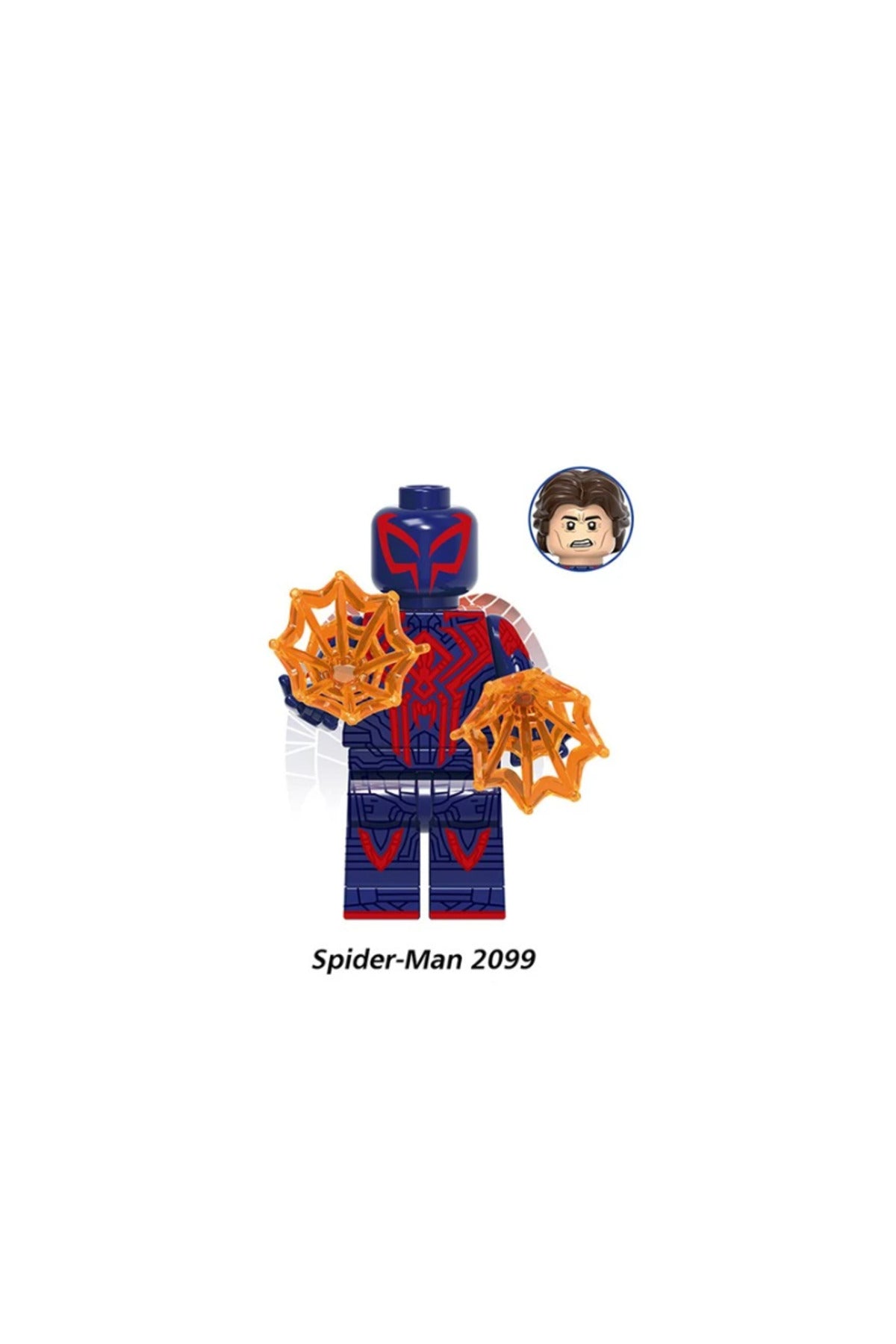 Spider Man 2099 Miguel O'Hara Across the Spider-Verse Figür Yapı Blok Süper Kahraman Oyuncak