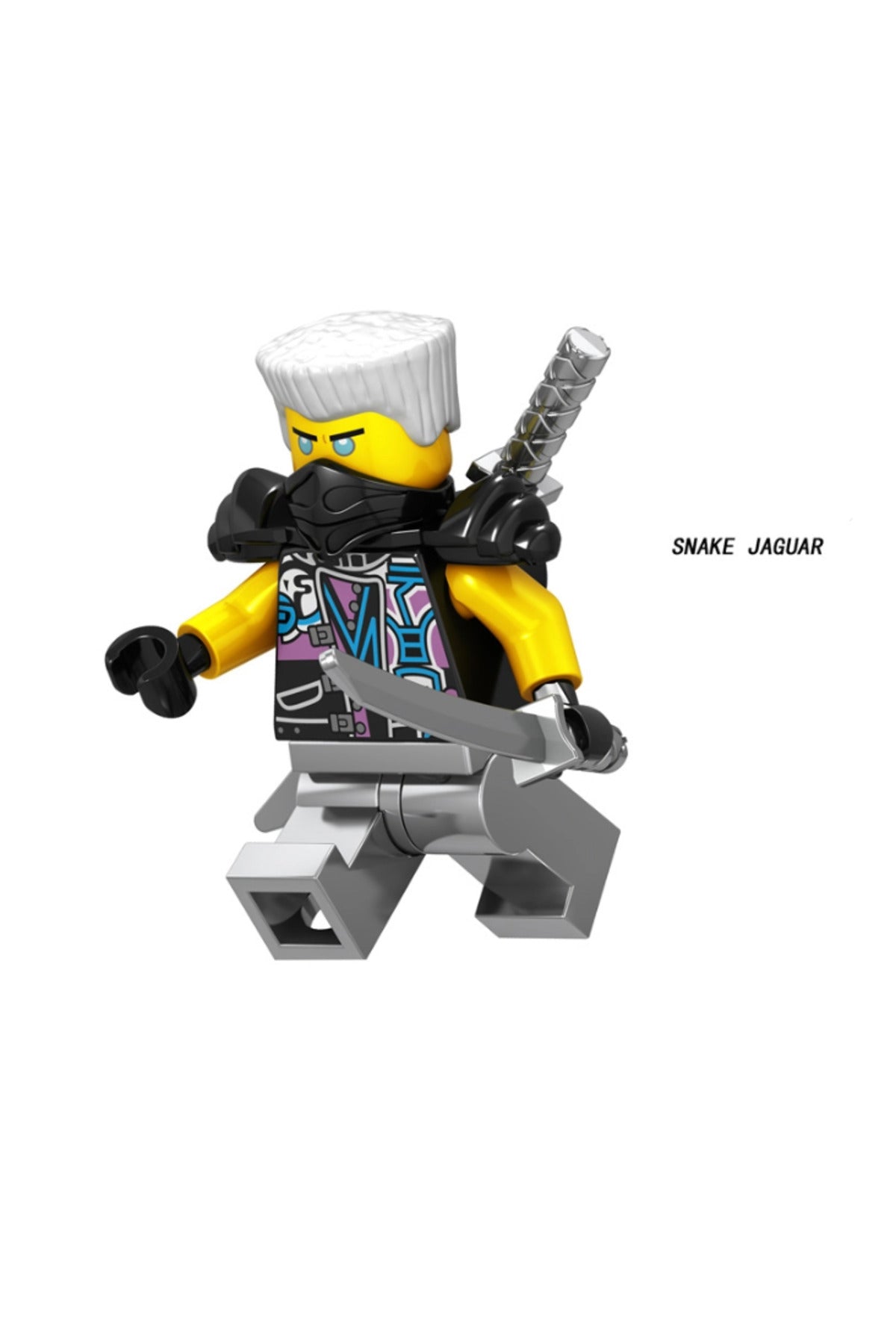 Ninja Yılan Jaguar Zane Sons of Garmadon Figür Yapı Blok Oyuncak(Custom Özel Tasarım)