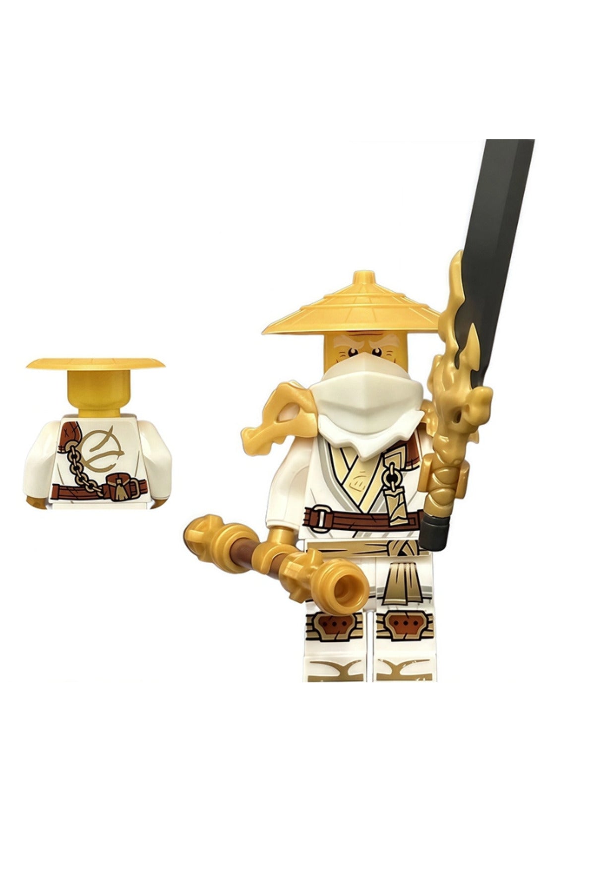Ninja Sensei Wu Dragon Guardian Legends Figür Yapı Blok Oyuncak(Custom Özel Tasarım)
