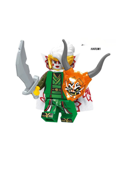 Lord Garmadon Oni Harumi Oni Mr e Prenses Harumi Son of Garmadon dörtlü minifigür seti