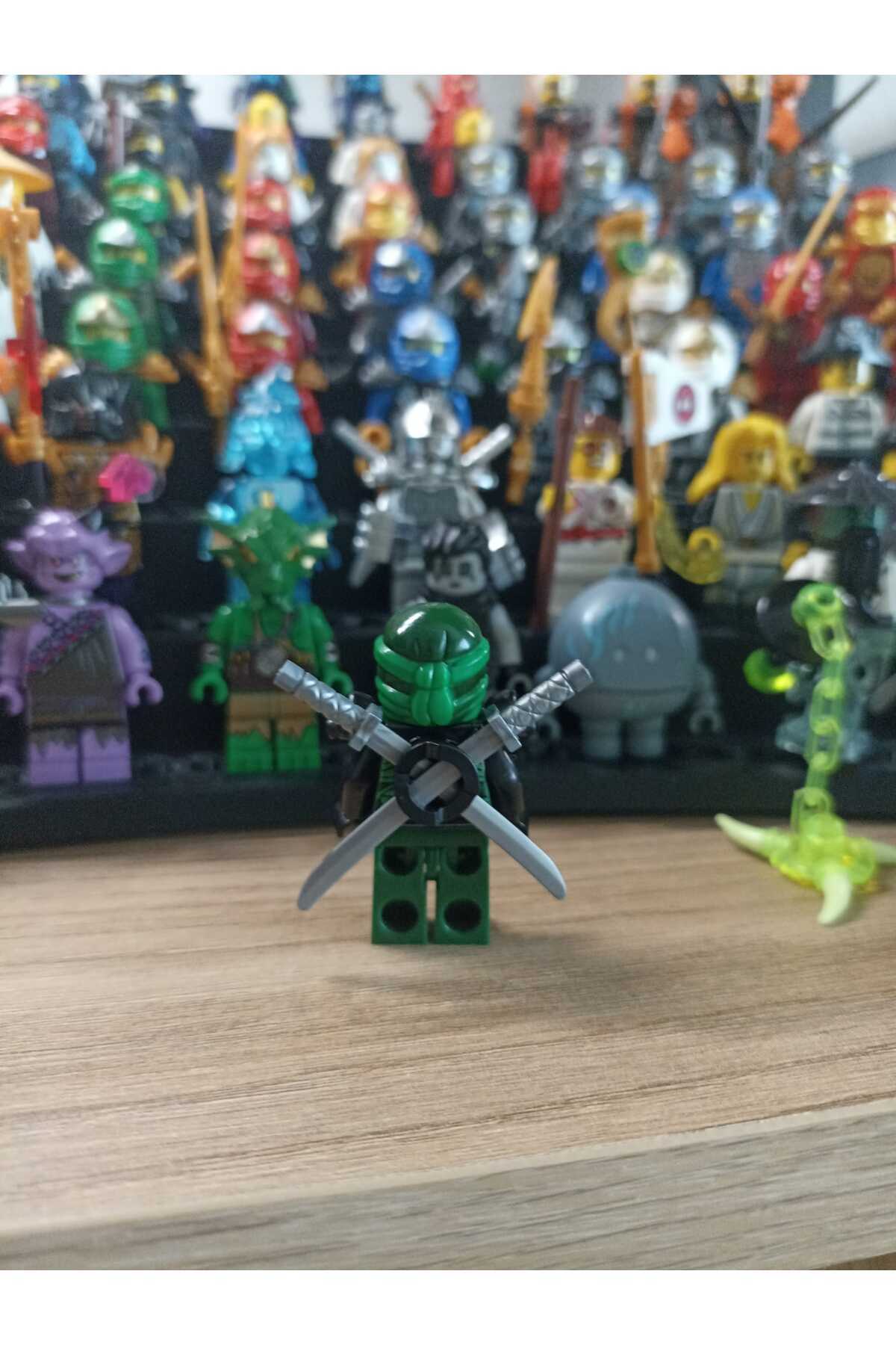 Ninja Lloyd Hands of Time Suit Figür Yapı Blok Oyuncak(Custom Özel Tasarım)