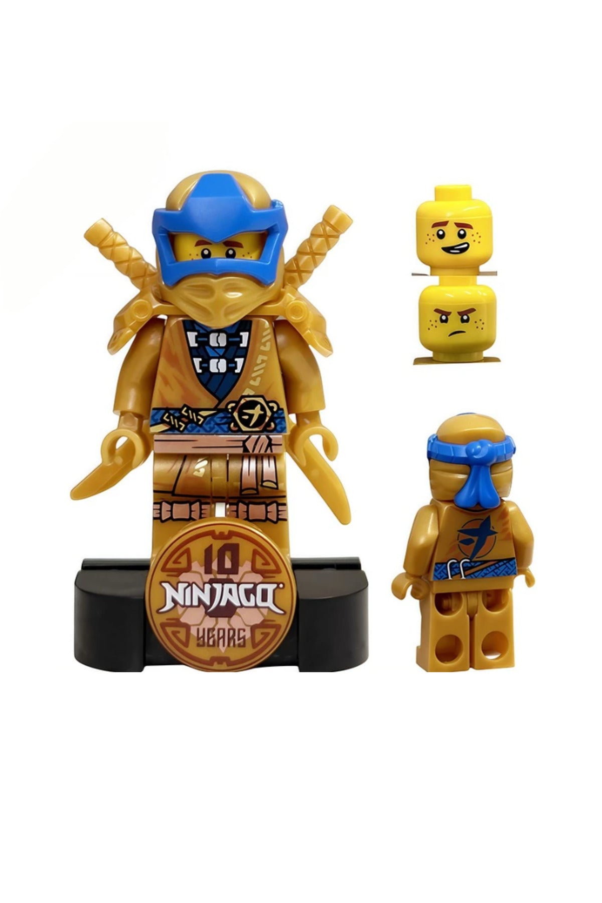Ninja Altın Jay 10.Yıl Figür Yapı Blok Oyuncak(Custom Özel Tasarım)