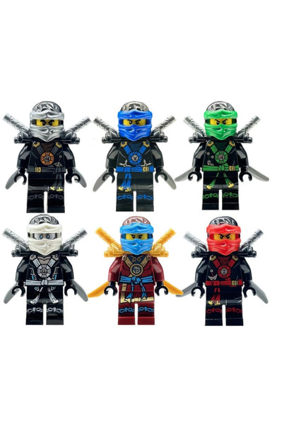 Ninja Lloyd Kai Zane Jay Cole Nya Set Deepstone Figür Yapı Blok Oyuncak(Custom Özel Tasarım)