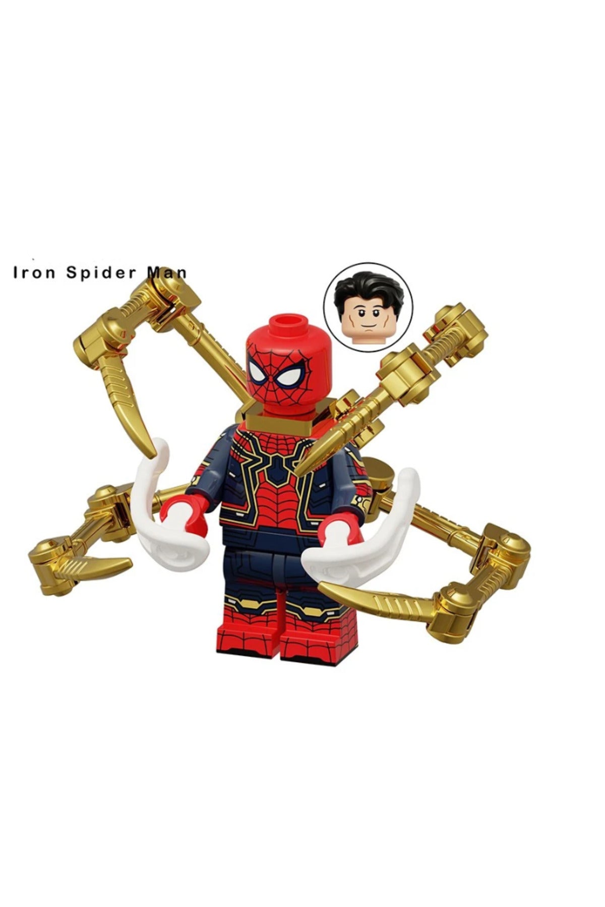 Iron Spider man End Game Figür Yapı Blok Süper Kahraman Oyuncak