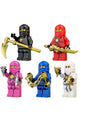 Ninja Kai Zane Jay Cole Pink Zane Set Pilot Suit Figür Yapı Blok Oyuncak(Custom Özel Tasarım)
