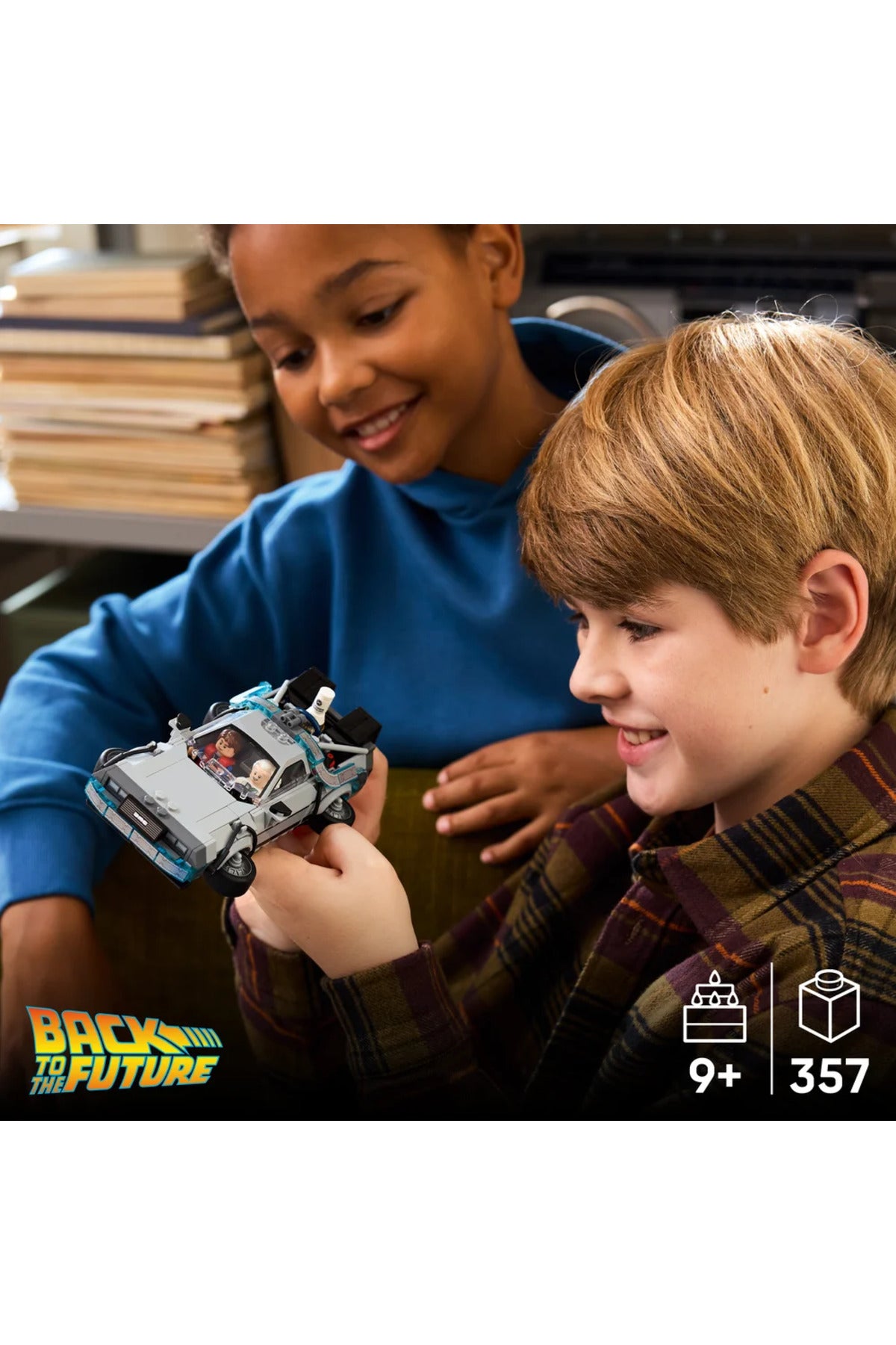 ® Speed Champions Geleceğe Dönüş’ten Zaman Makinesi 77256 - 9+ için Oyuncak Yapım Seti (357P)