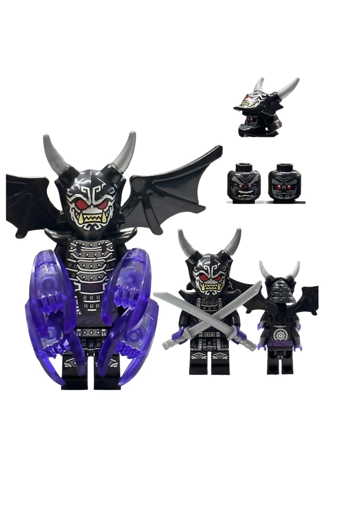 Ninja Oni Garmadon Kanatlı Form Figür Yapı Blok Oyuncak(Custom Model)