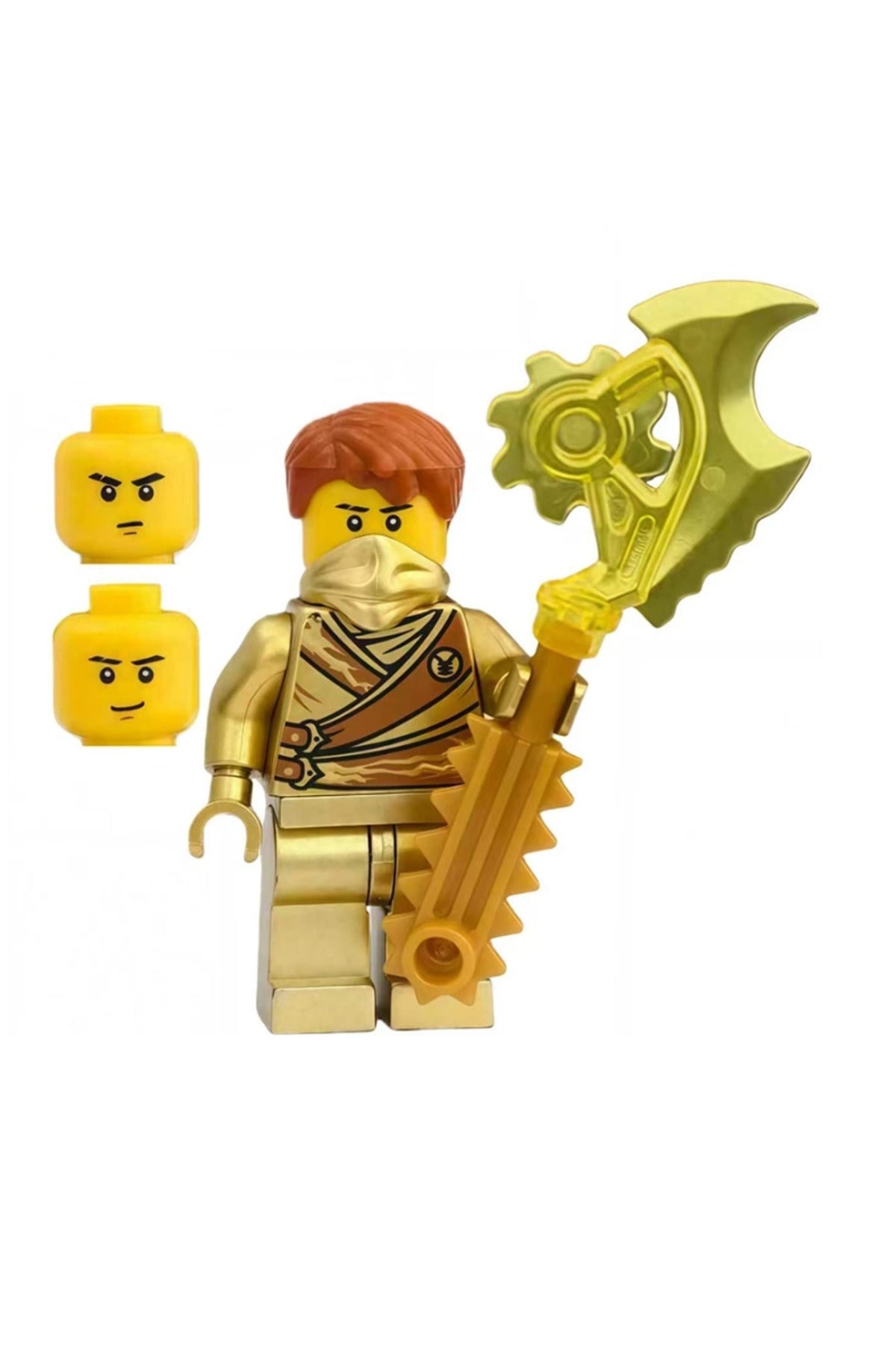 Ninja Jay Golden Techno Suit Figür Yapı Blok Oyuncak(Custom Özel Tasarım)