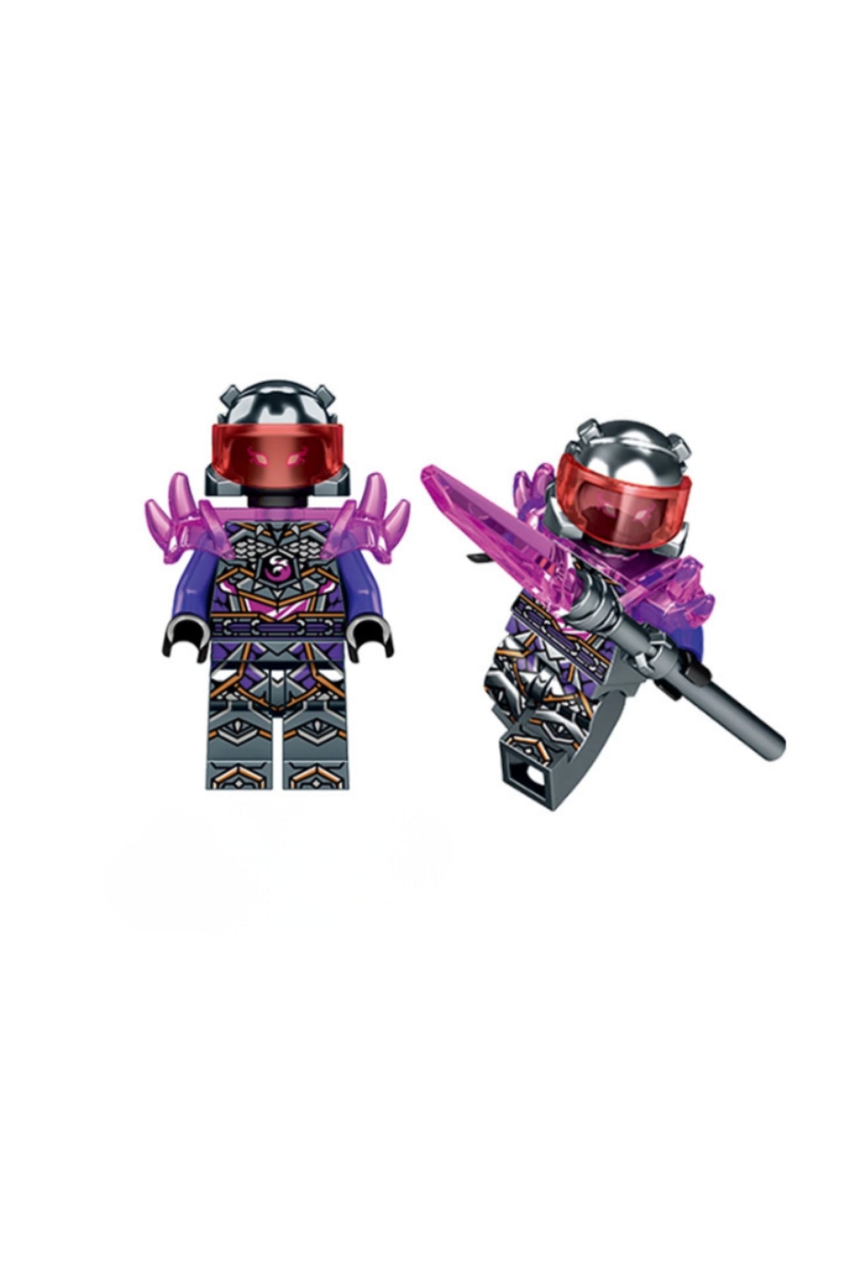 Ninja Mr F Crystalized General Figür Yapı Blok Oyuncak(Custom Özel Tasarım)