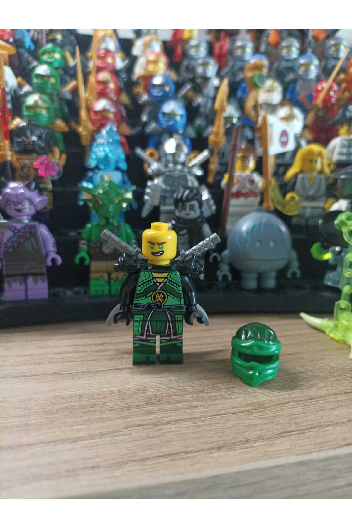 Ninja Lloyd Hands of Time Suit Figür Yapı Blok Oyuncak(Custom Özel Tasarım)