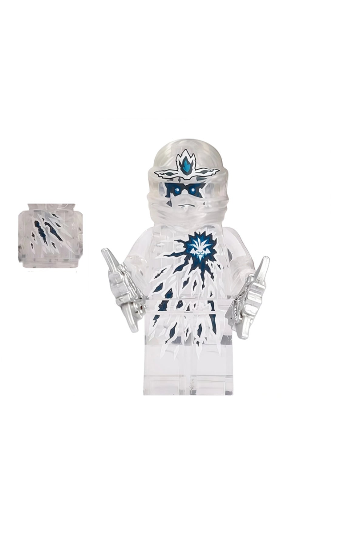 Ninja Clear Nrg Set Kai Zane Jay Cole Nya Figür Yapı Blok Oyuncak(Custom Özel Tasarım)