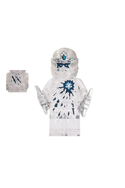 Ninja Clear Nrg Set Kai Zane Jay Cole Nya Figür Yapı Blok Oyuncak(Custom Özel Tasarım)