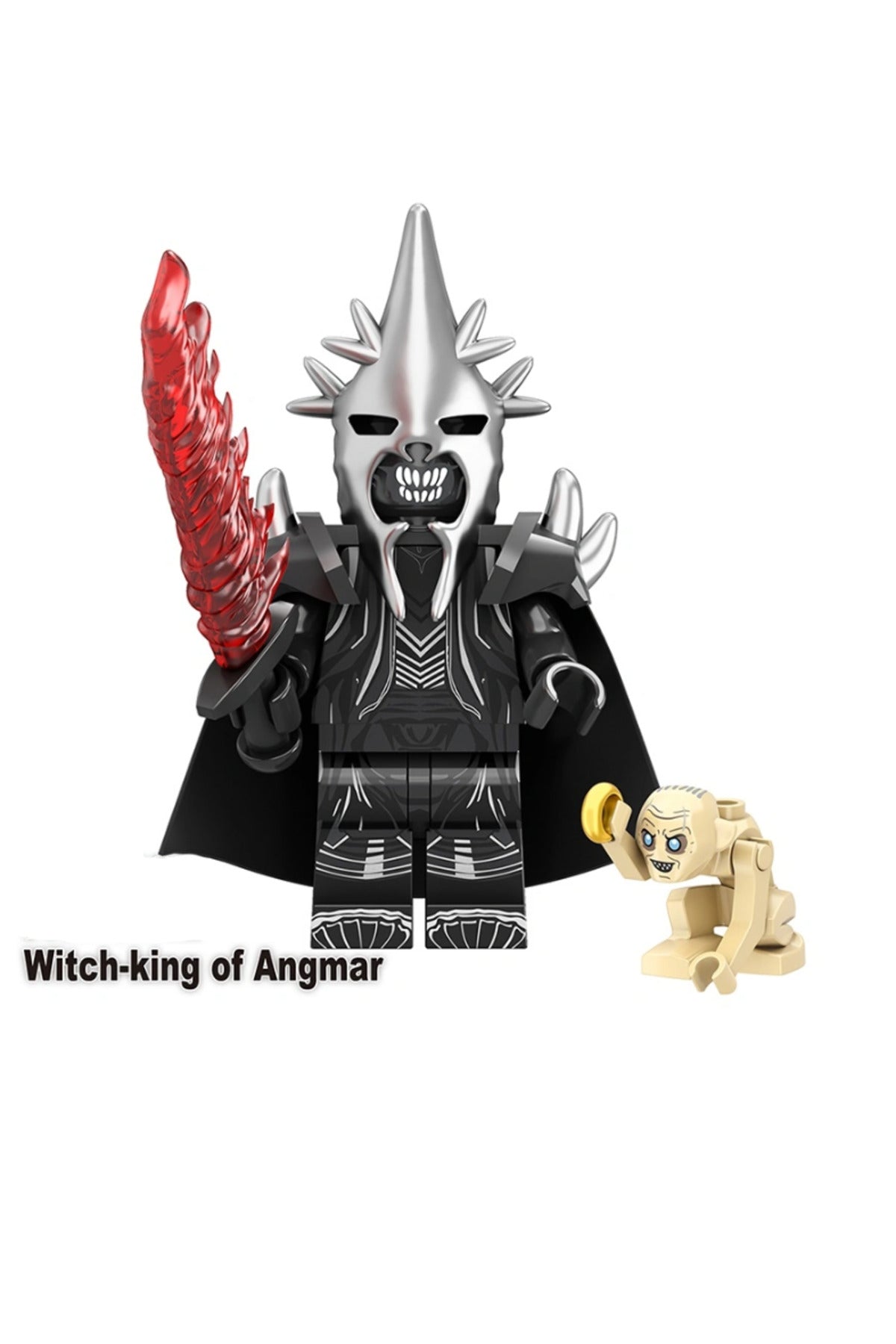 Witch King of Angmar LOTR Figür Yapı Blok Oyuncak(Custom Özel Tasarım Minik Figürlü Paket)