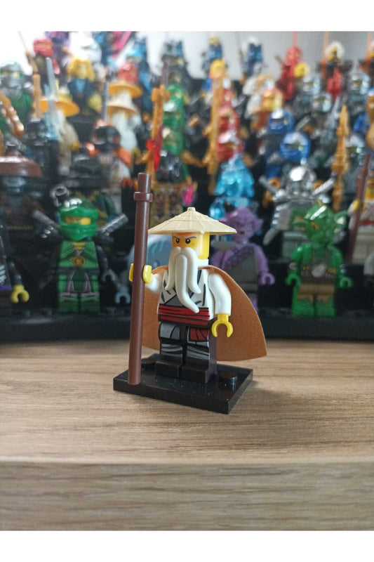 Ninja Sensei Wu Yasaklı Spinjitzu'nun Sırları Figür Yapı Blok Oyuncak(Custom Özel Tasarım)
