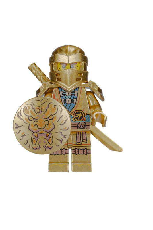 Ninja Golden Hero Jay Master of the Mountain Figür Yapı Blok Oyuncak(Custom Özel Tasarım)