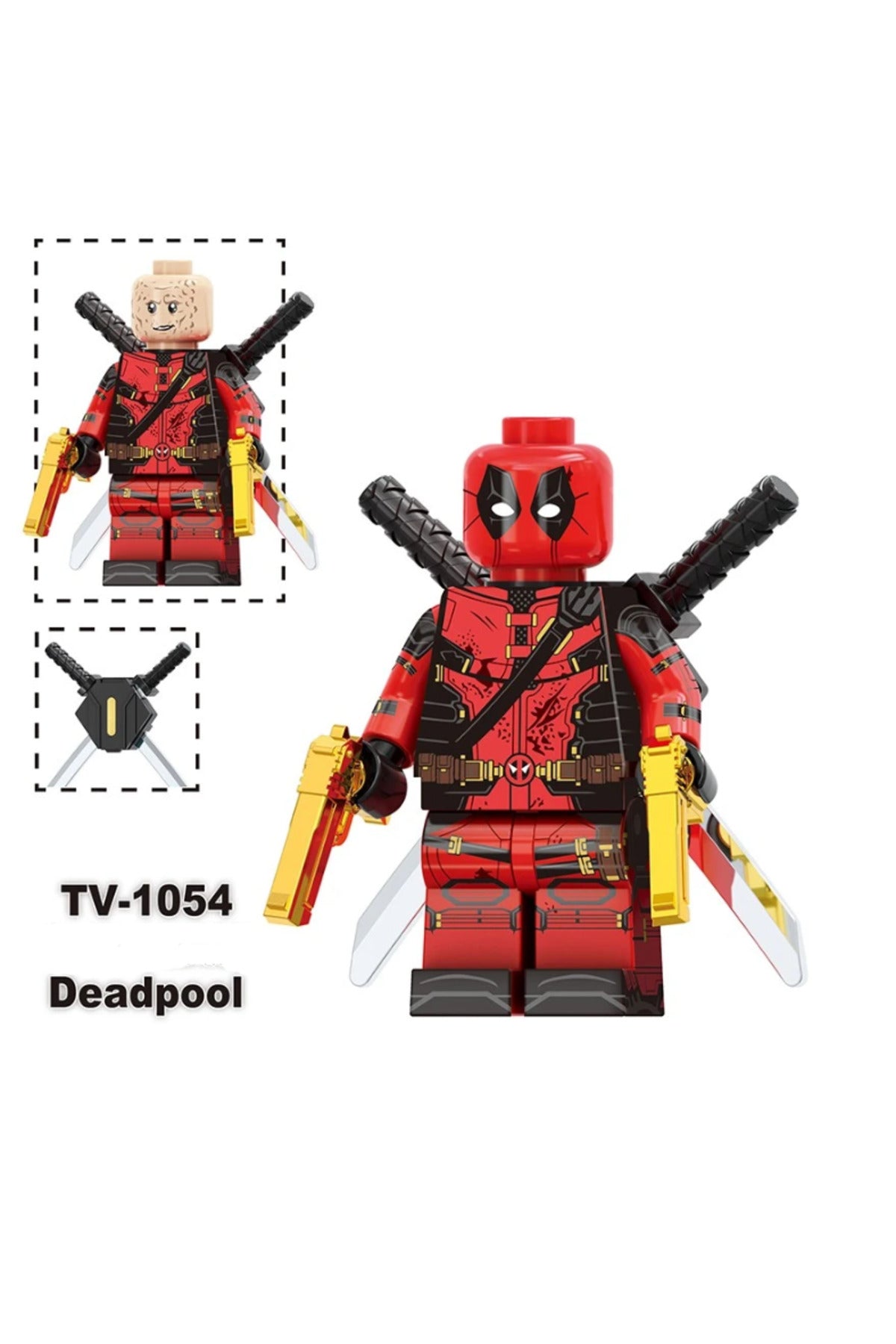 Deapdool Deadpool & Wolverine Figür Yapı Blok Süper Kahraman Oyuncak