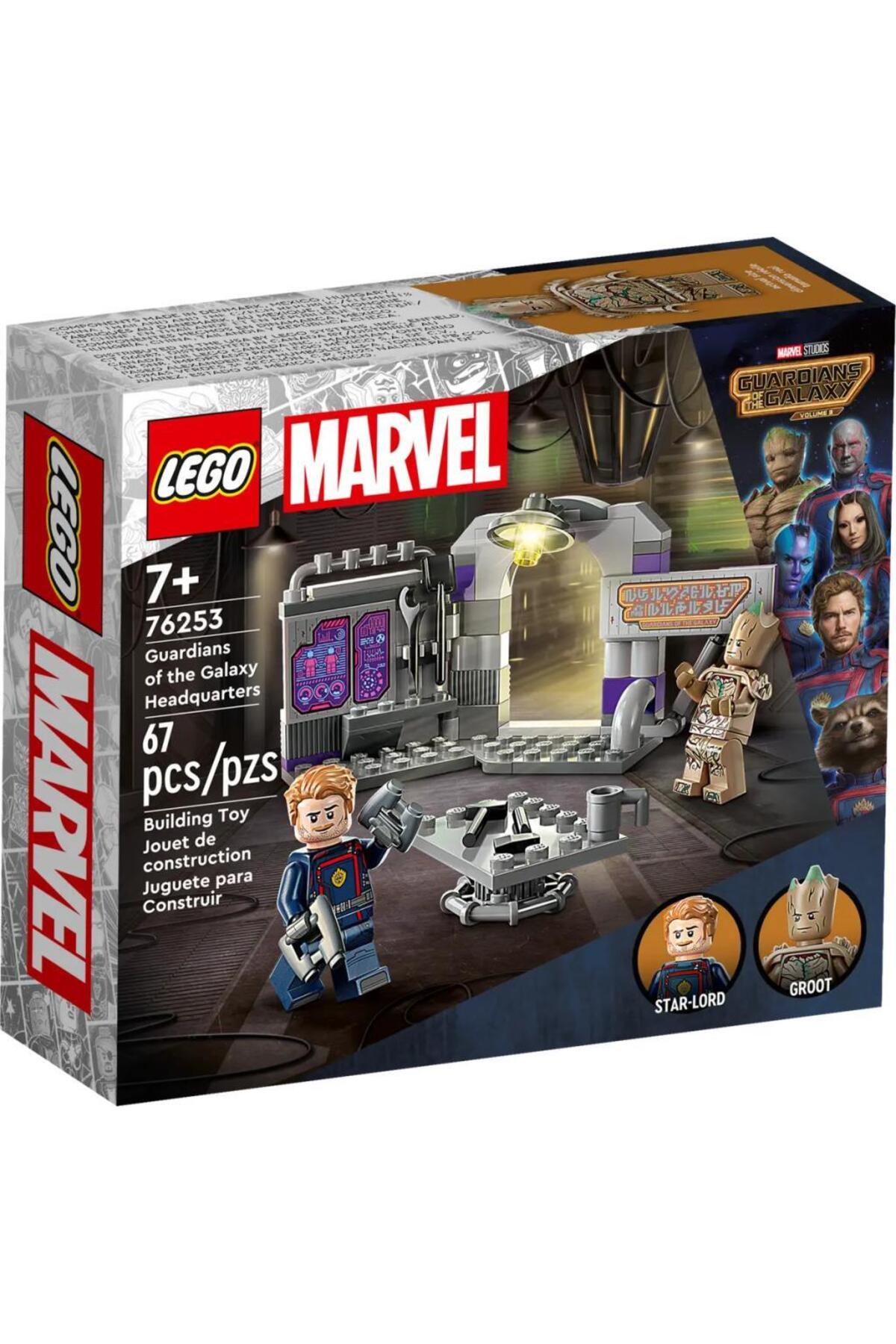 ® Marvel Galaksinin Koruyucuları Karargahı 76253 Oyuncak Yapım Seti (67 Parça)