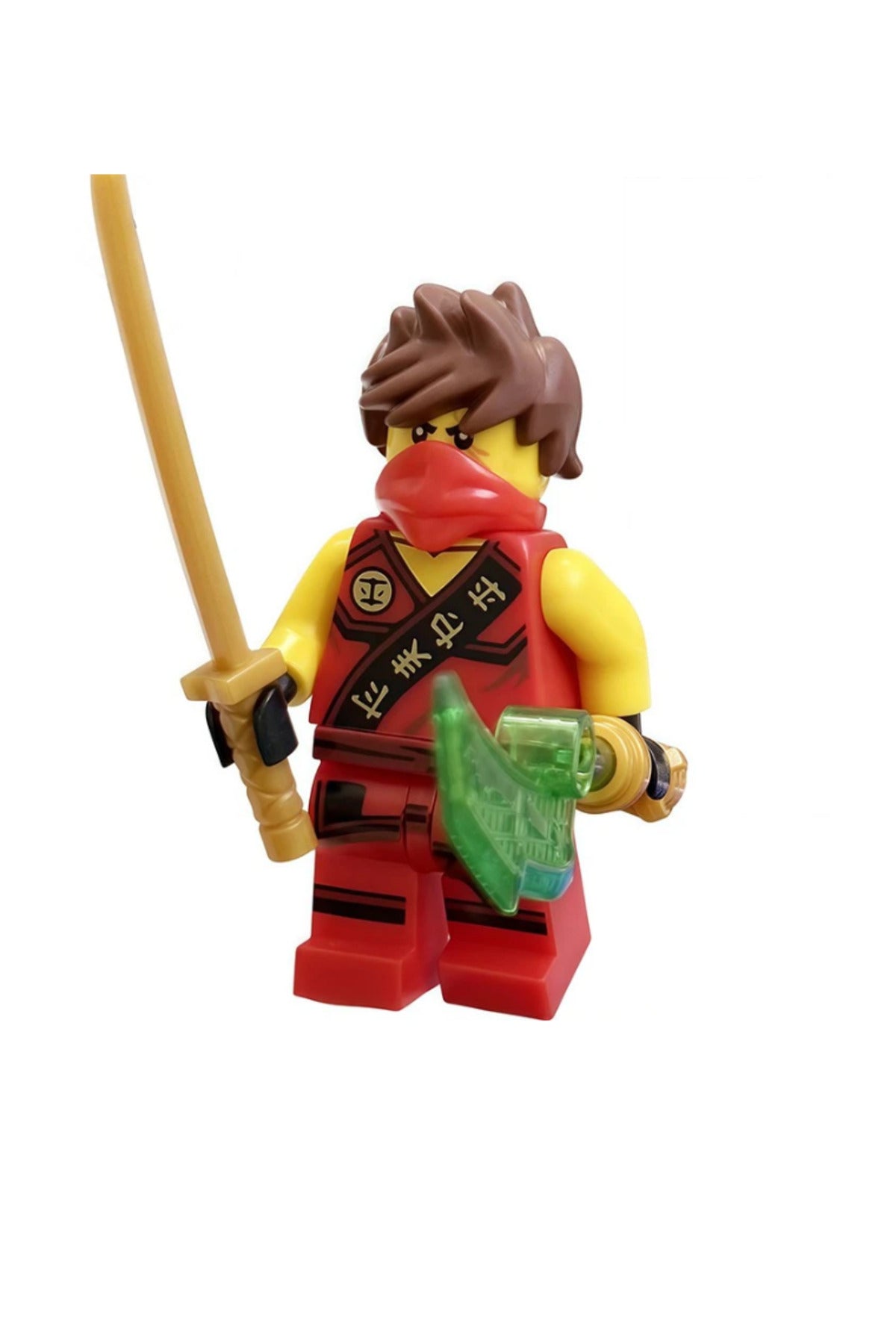 Ninja Kai Ateş Element Ustası Tournament Figür Yapı Blok Oyuncak(Custom Özel Tasarım)