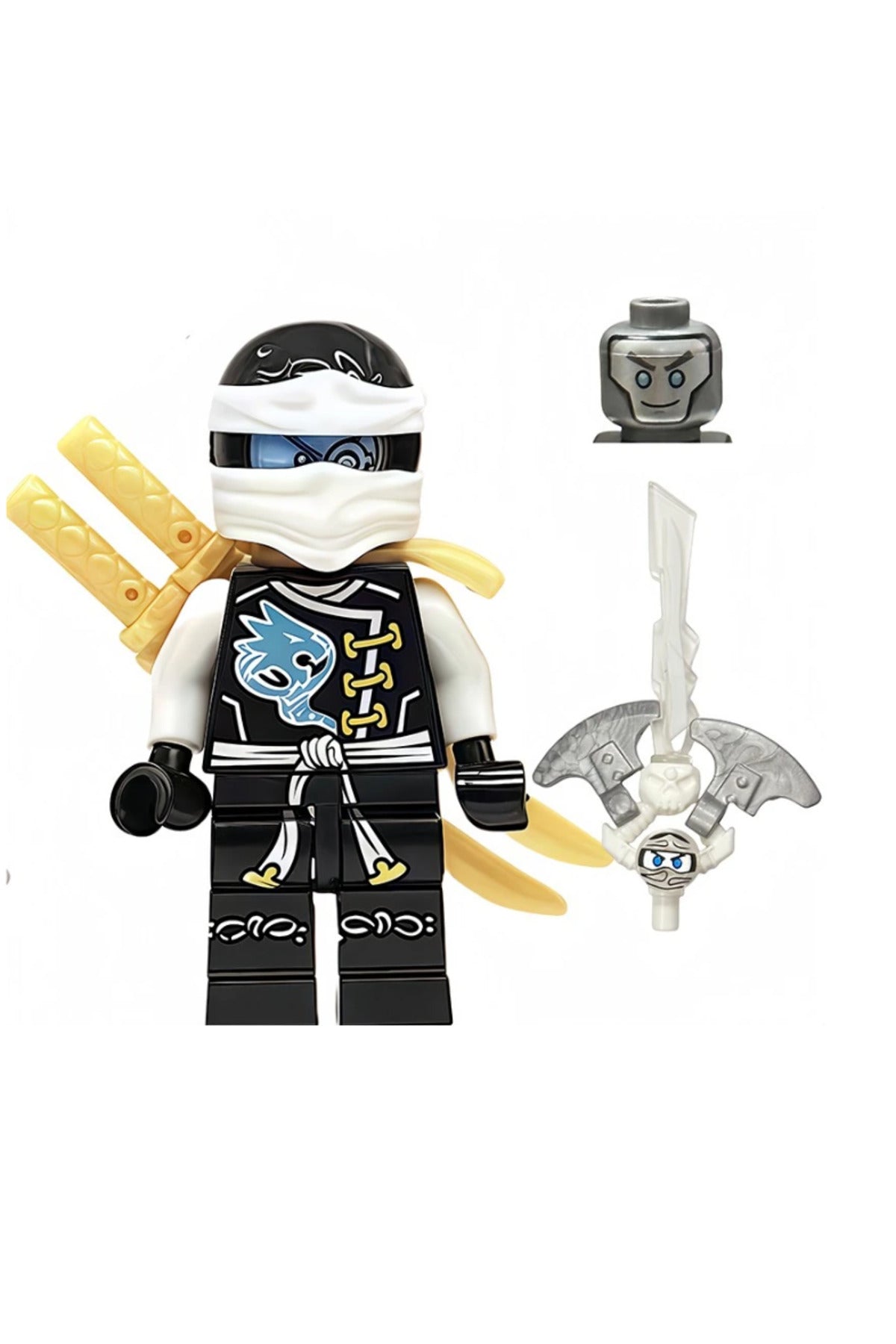 Ninja Zane Skybound Suit Figür Yapı Blok Oyuncak(Custom Özel Tasarım)