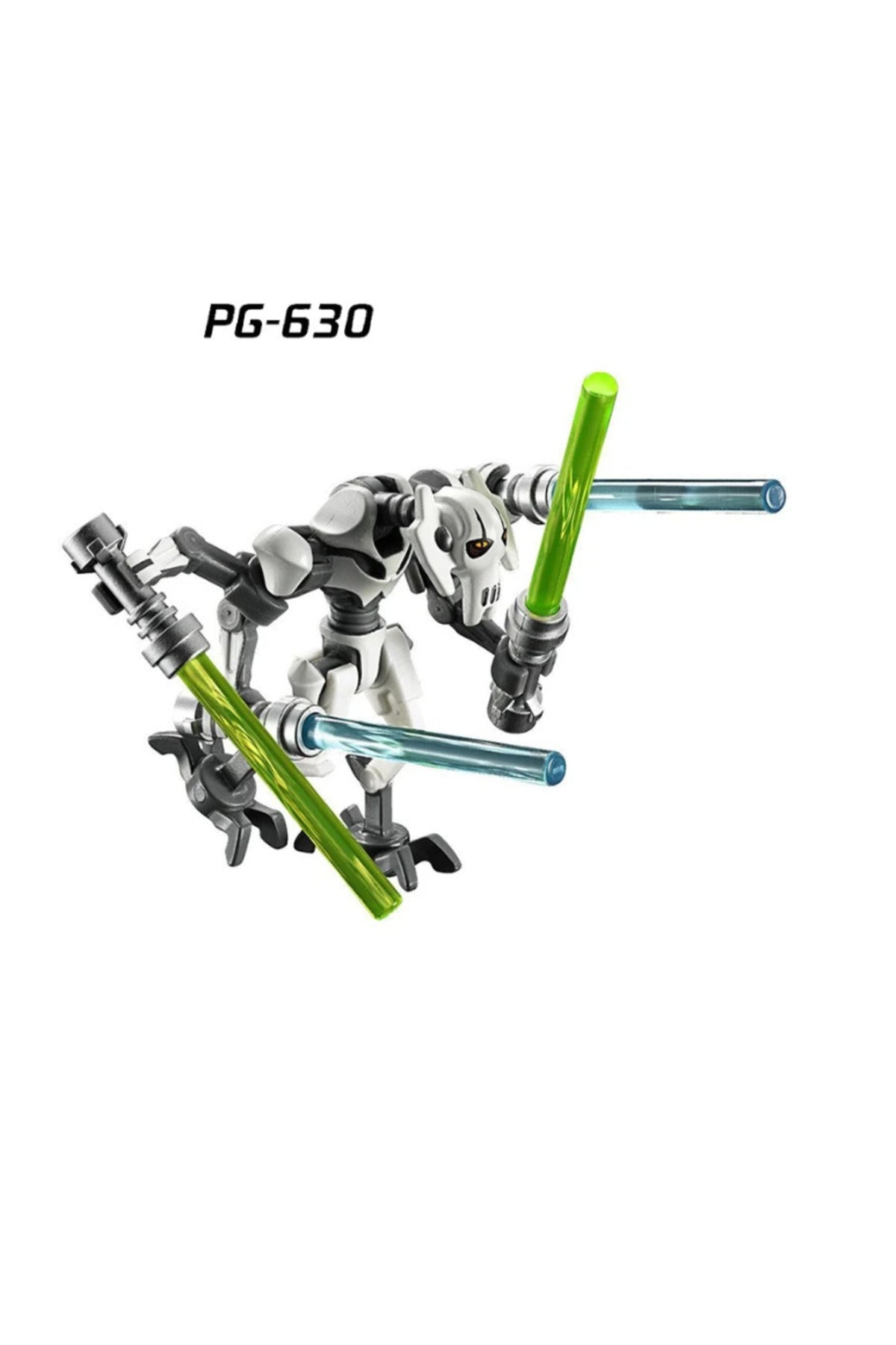 General Grevious Clone Wars(Beyaz Klasik) Figür Yapı Blok Oyuncak(Custom Model)