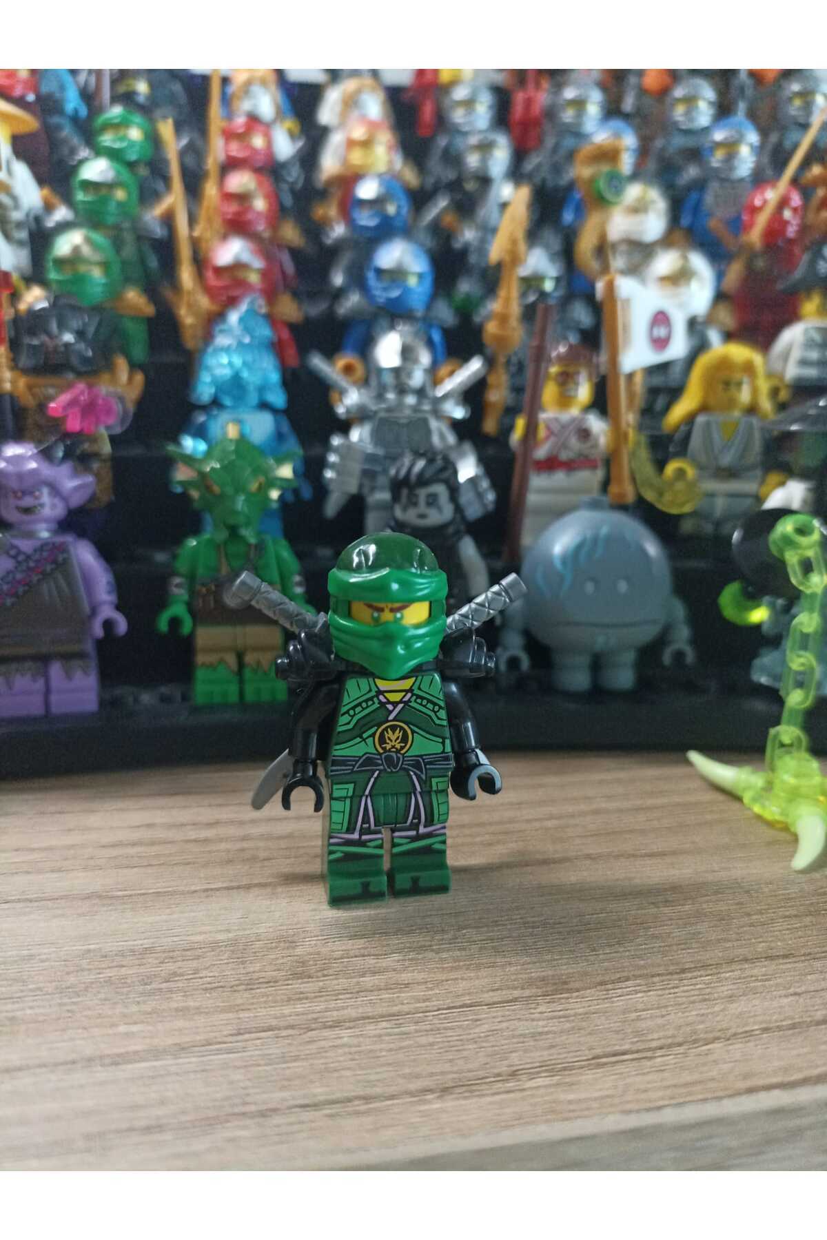 Ninja Lloyd Hands of Time Suit Figür Yapı Blok Oyuncak(Custom Özel Tasarım)