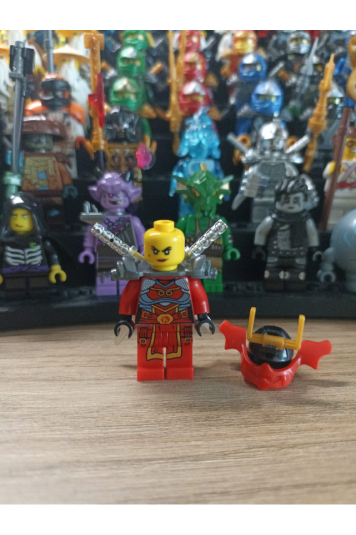 Ninja Nya Stone Armor Rebooted Samurai X Figür Yapı Blok Oyuncak(Custom Özel Tasarım)