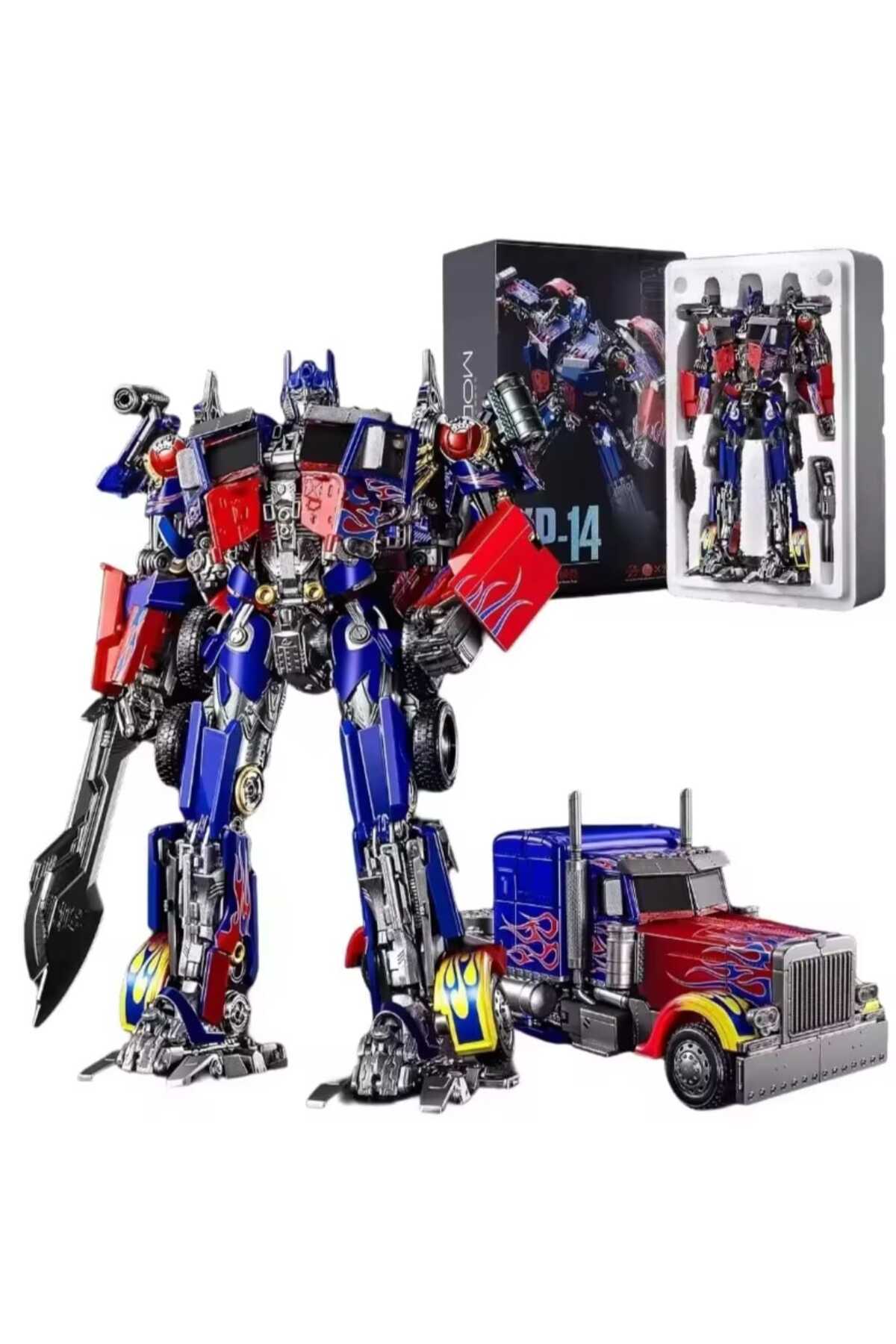 transformers optimus prime xp-14 ko mpm aksiyon figürü(30cm)