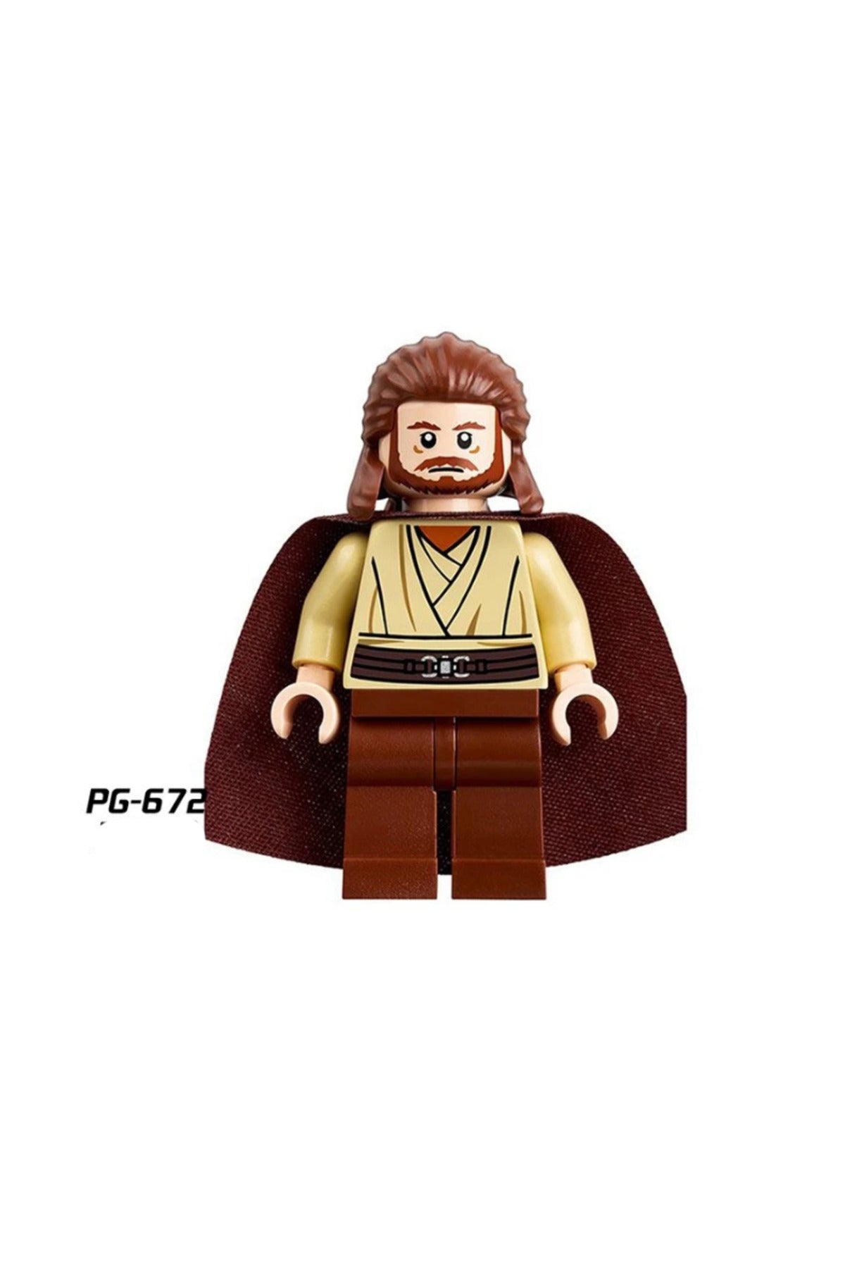 Qui-Gon Jinn Gizli Tehlike Figür Yapı Blok Oyuncak(Custom Model,Yeşil Işın Kılıcı Dahildir)