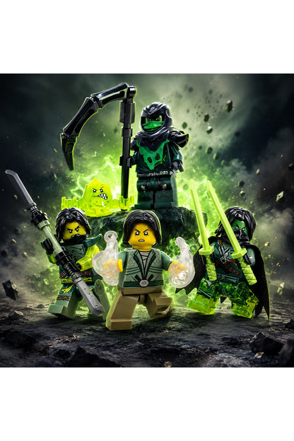 Possesed Morro Young Morro Airjitzu Morro Dragon Rising Morro dörtlü mini figür seti