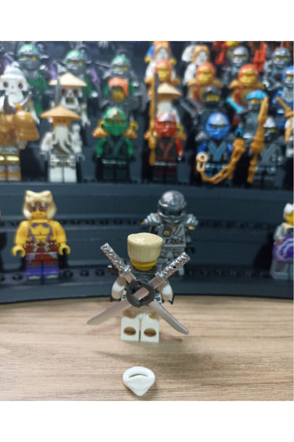 Ninja Zane Stone Armor Rebooted Figür Yapı Blok Oyuncak(Custom Özel Tasarım)