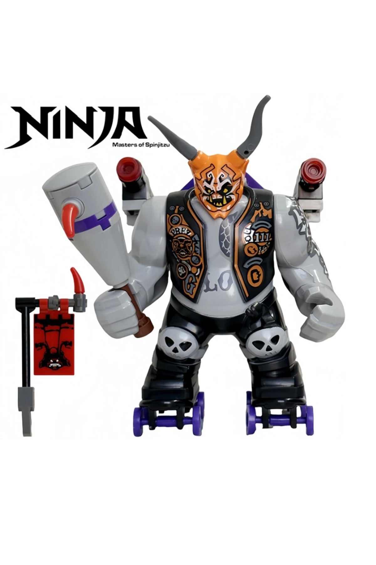 Ninja Killow Sons of Garmadon Figür Yapı Blok Oyuncak(Custom Özel Tasarım,Bigfig)